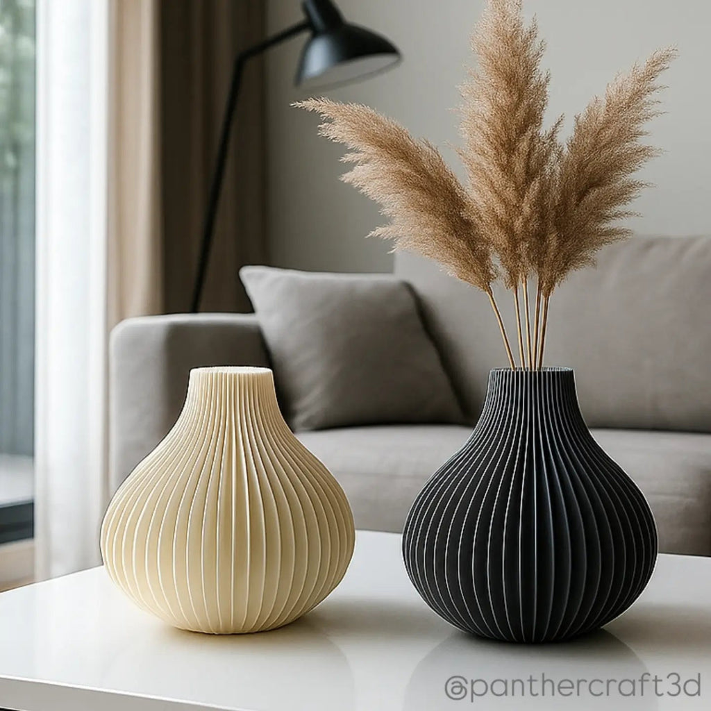 Zenith Sculptural Pleated Vase