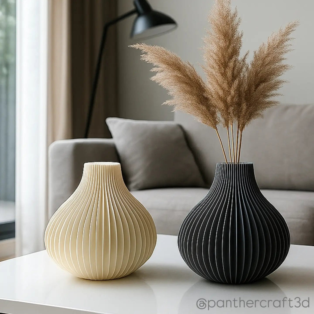 Zenith Sculptural Pleated Vase
