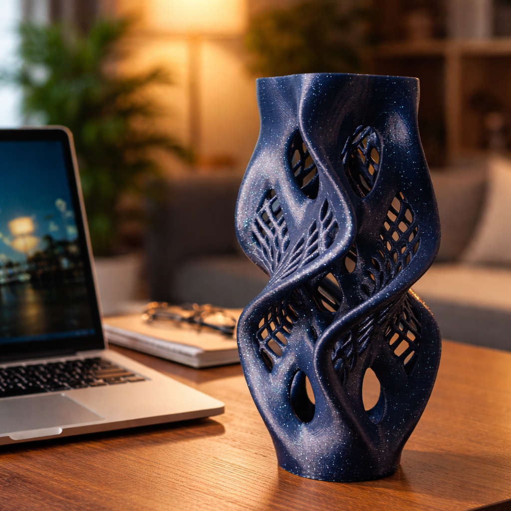 Galaxy Twist Lattice Vase