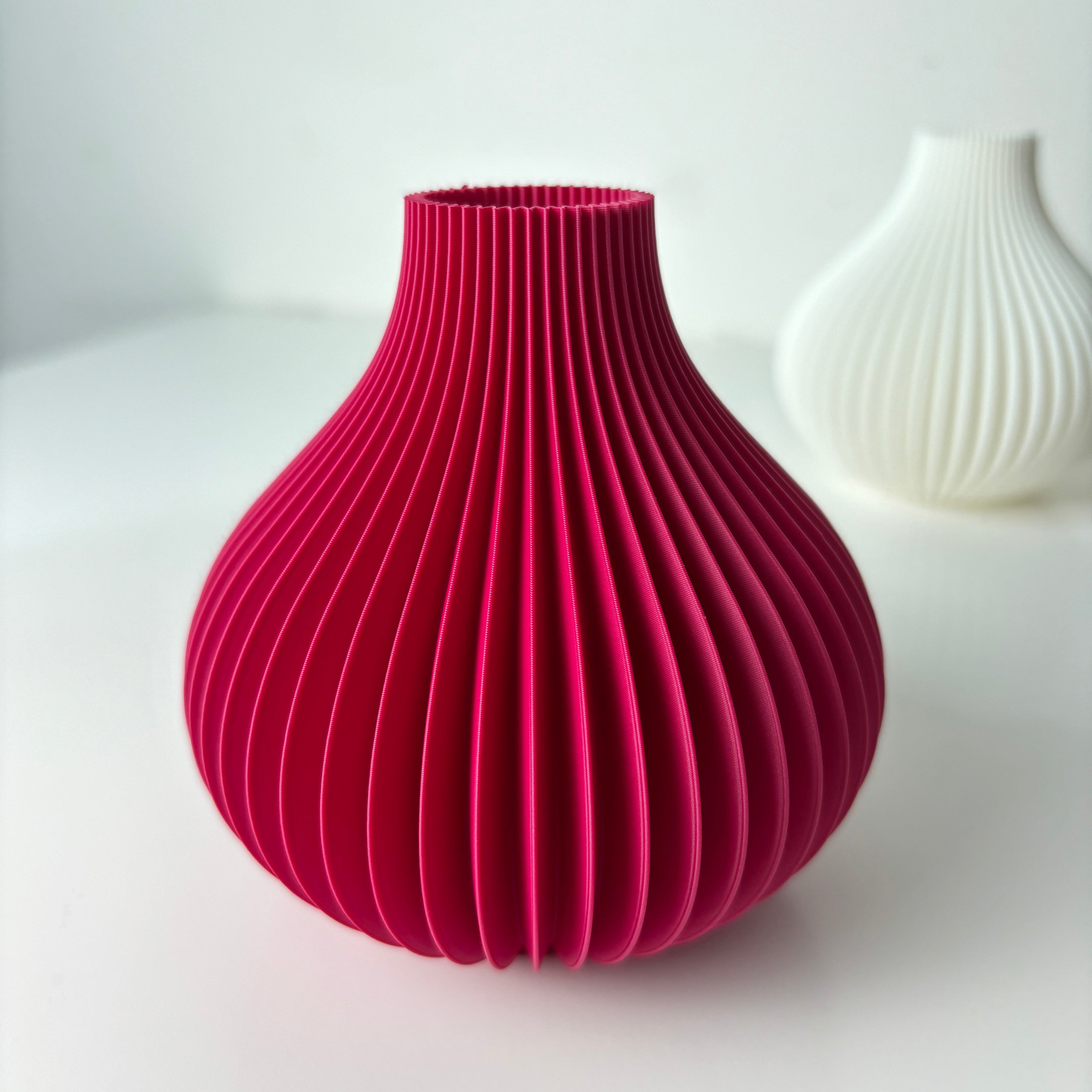 Zenith Sculptural Pleated Vase