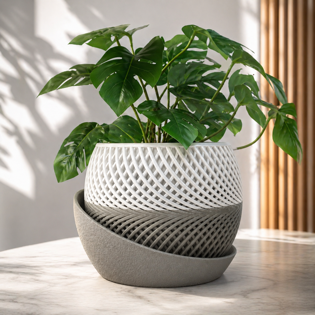 Twiste Planter – Sculptural Designer Pot
