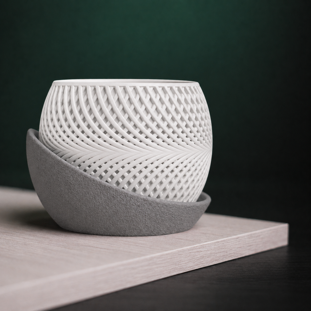 Twiste Planter – Sculptural Designer Pot