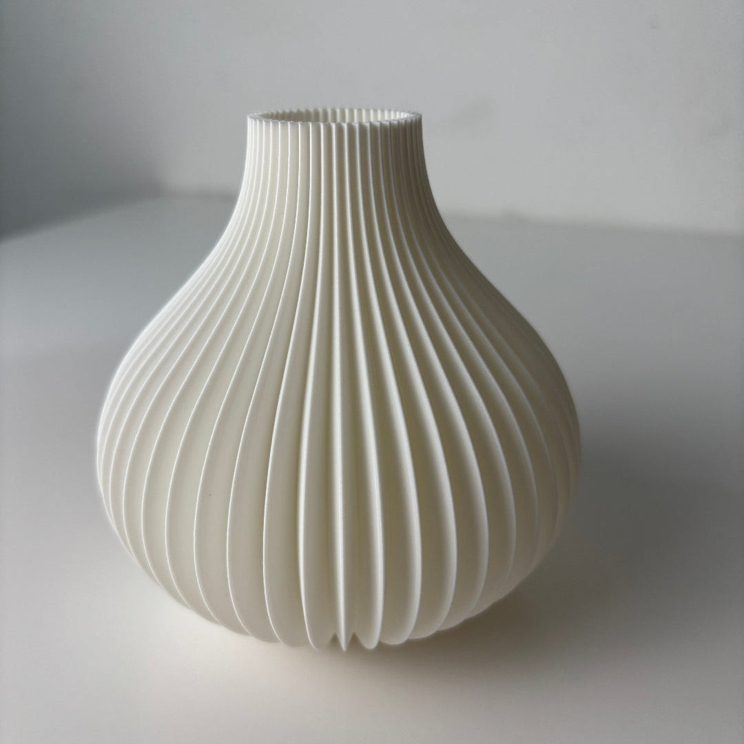 Zenith Sculptural Pleated Vase